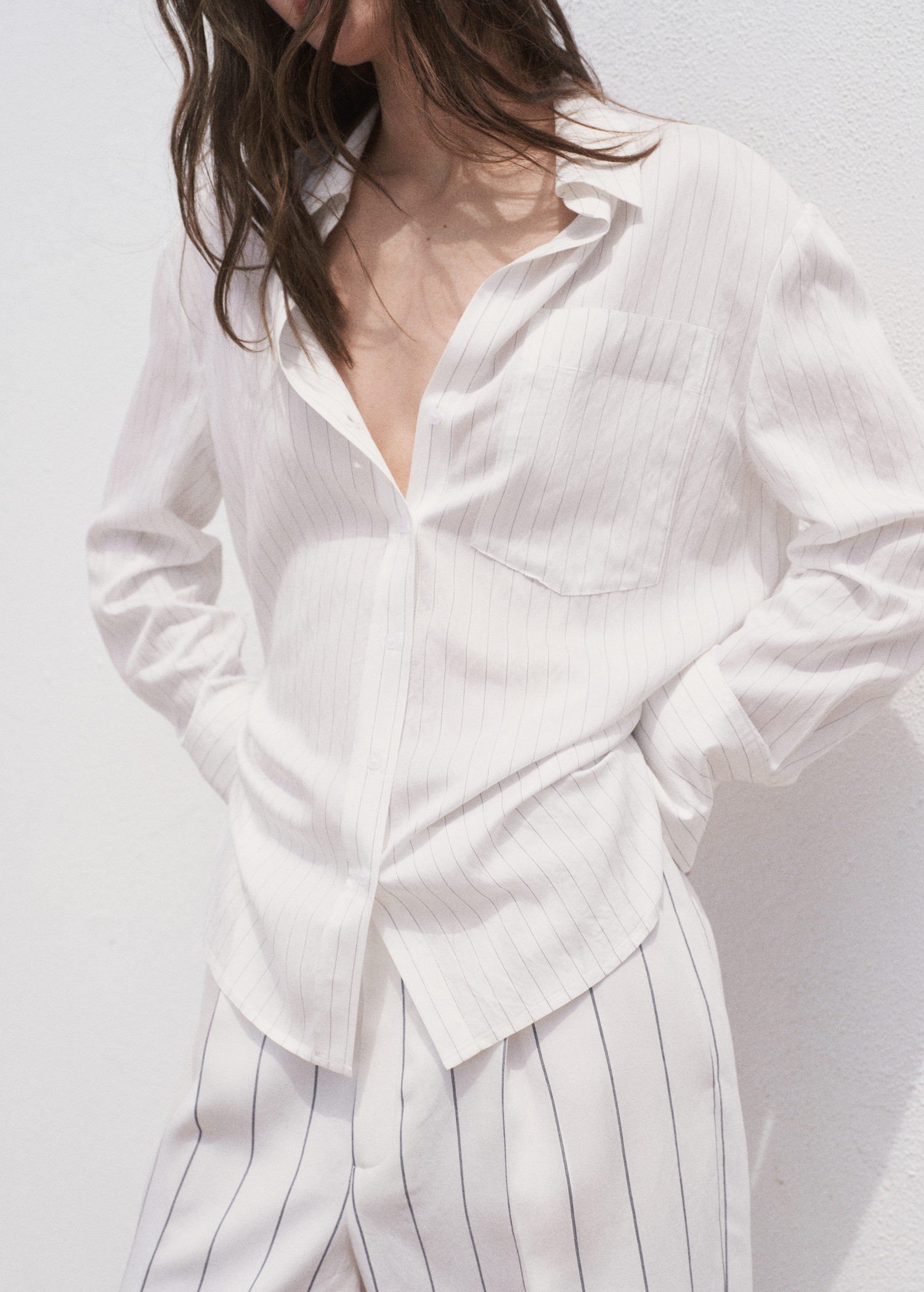 Semitransparent Striped Shirt