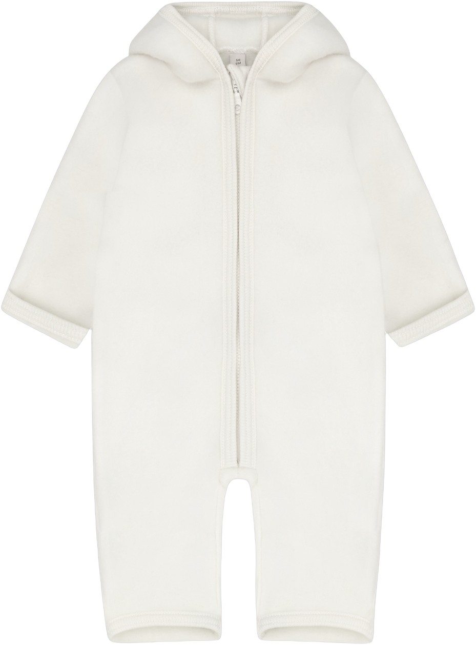 Pram Suit Ears Wool Fleece