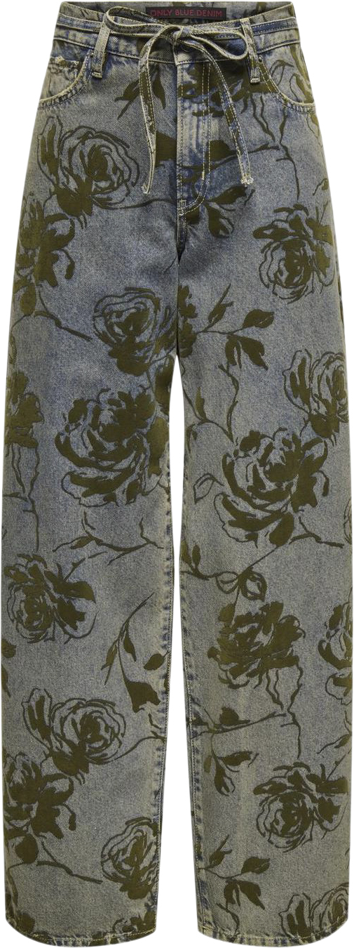Onlgianna Mw Str Floral Belt Red Dn