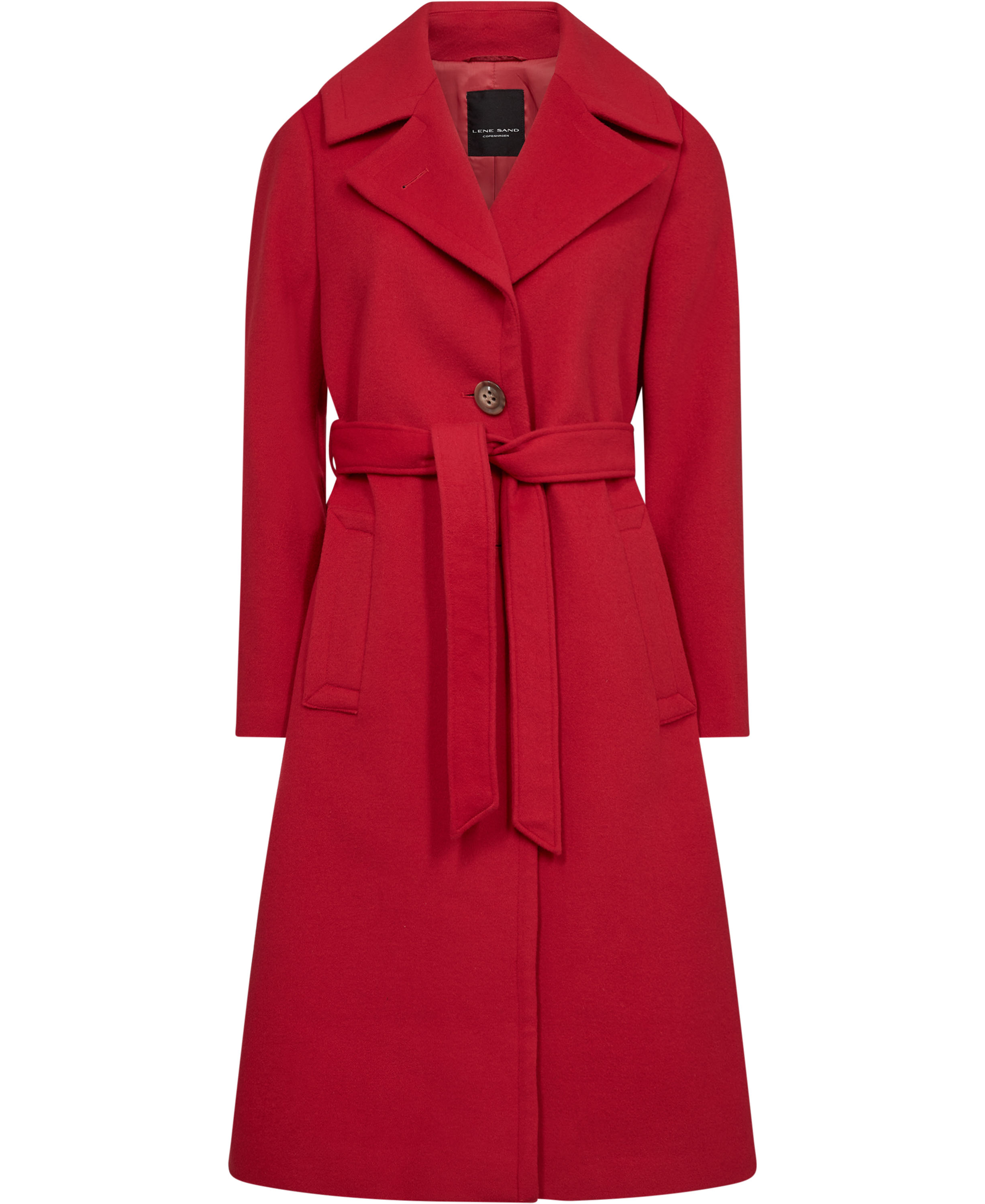 Cashmere Coat W Clareta Belt Midi