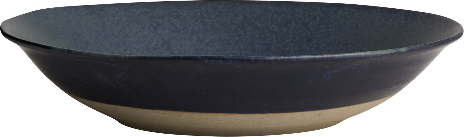 Grainy Salad Plate, Dark Blue