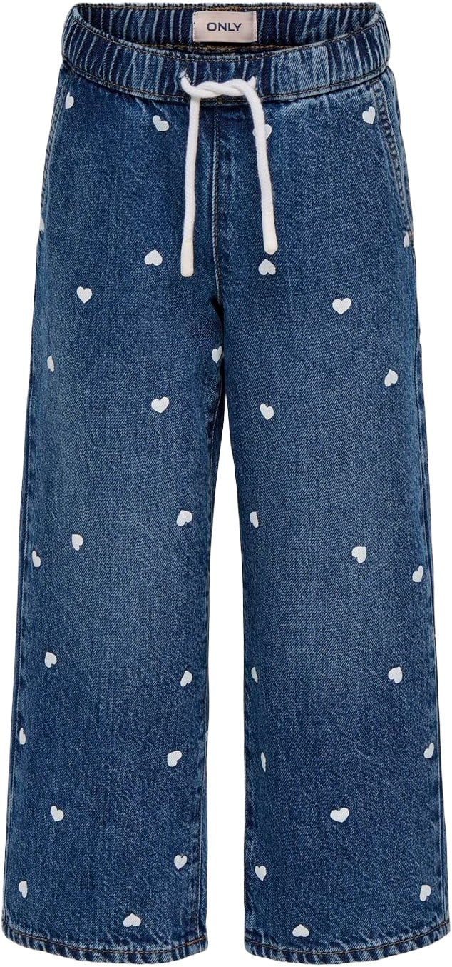 Kmgpierce Wide Print Jeans DNM PIM