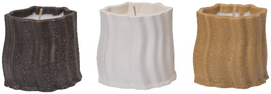 Rylith Scented Candles H6 - Set of 3 - Multi
