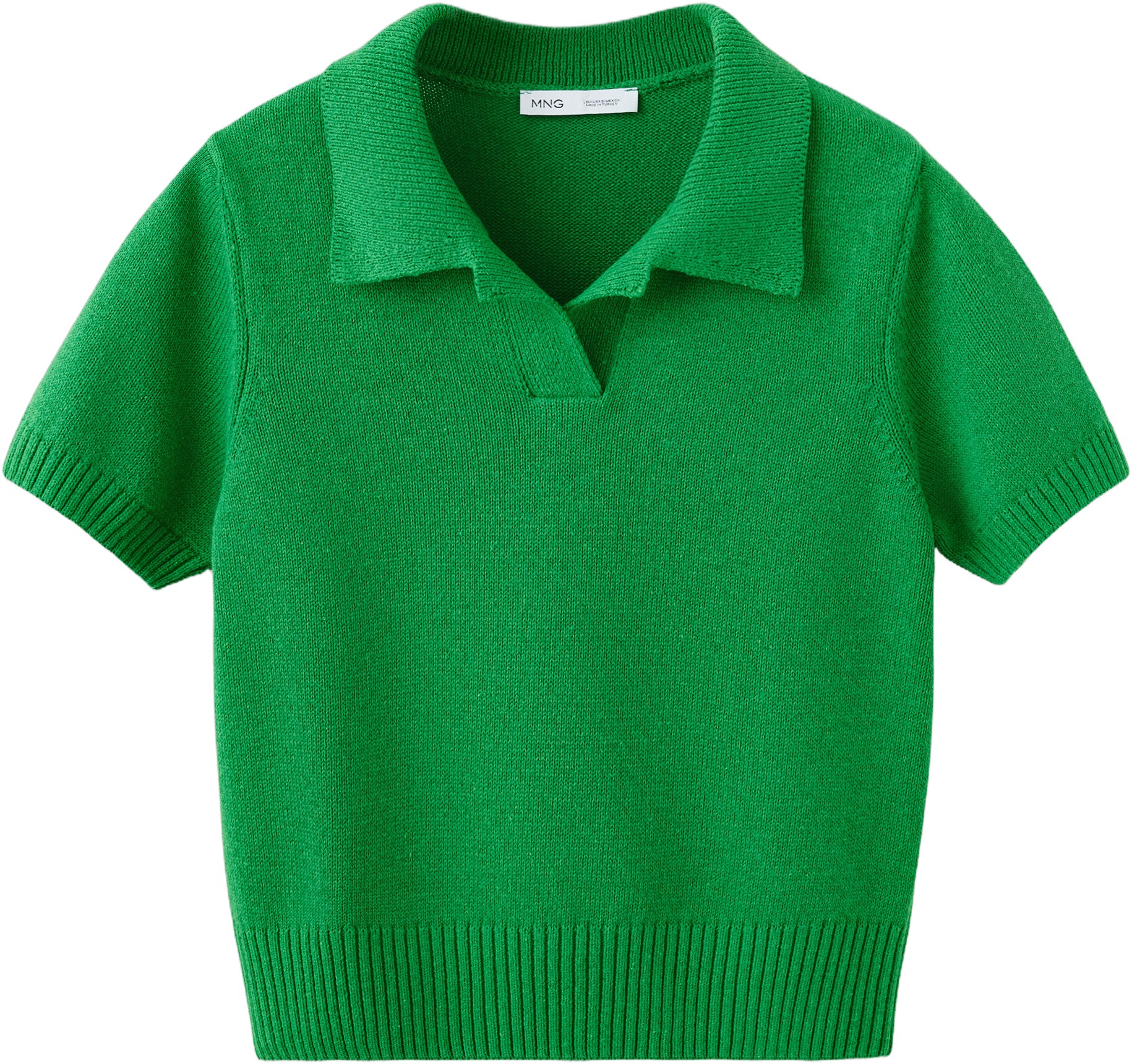 Knitted Poloneck Sweater