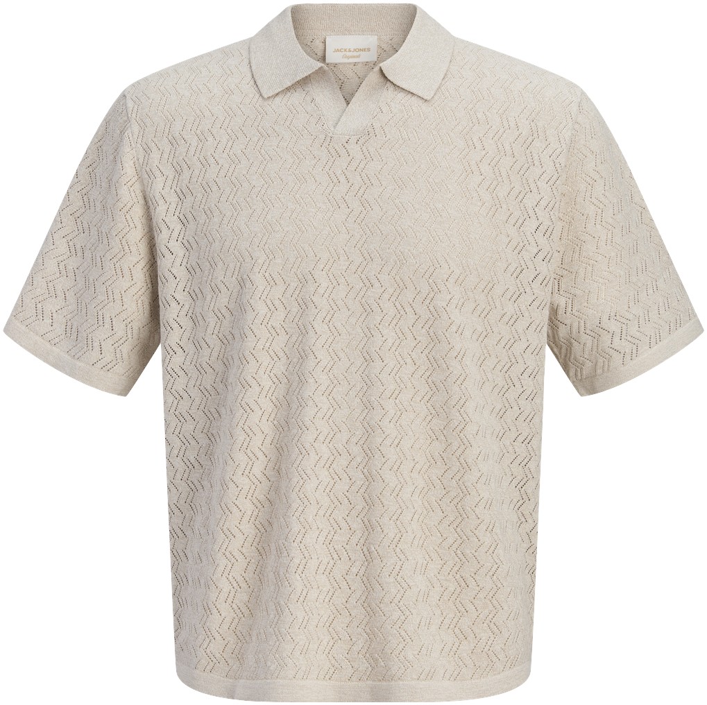 Jortyler Knit SS Split Neck Polo SN