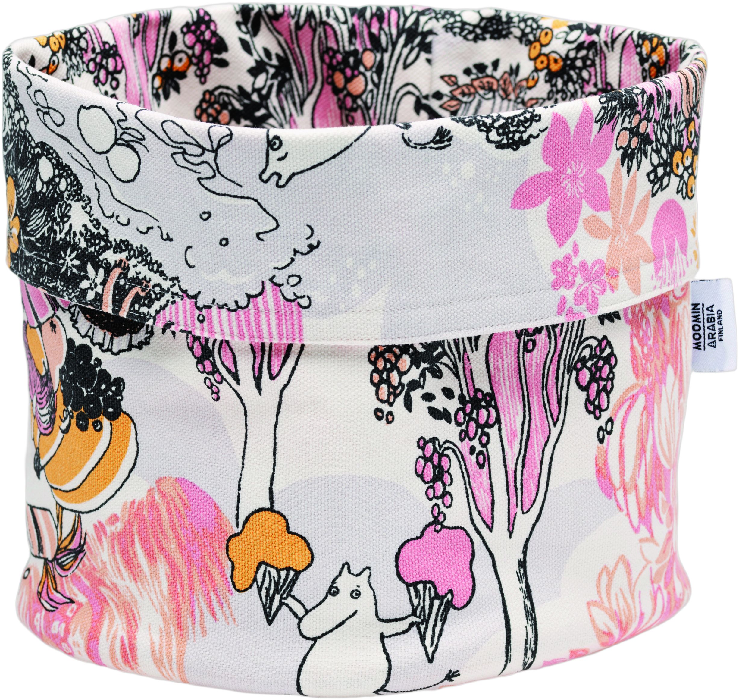 Moomin Arabia D20cm Opbevaringskurv Lyserød Gots