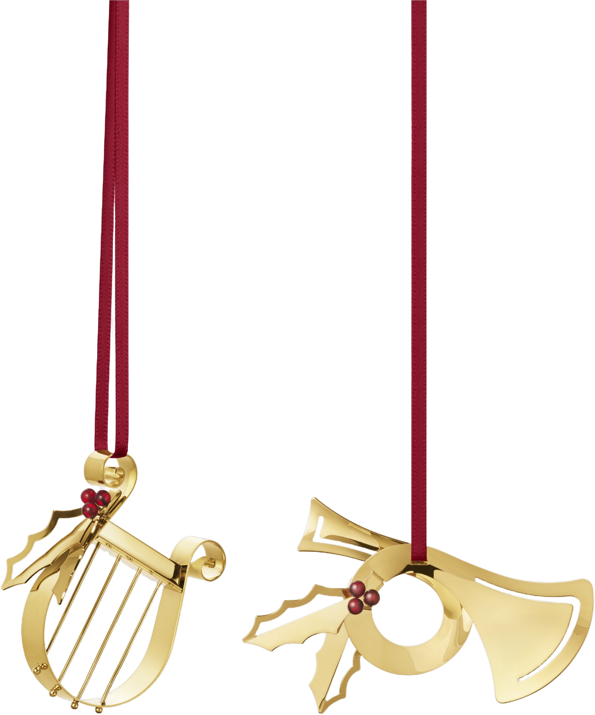 CC 2026 Holiday Ornament Horn & Harp SET