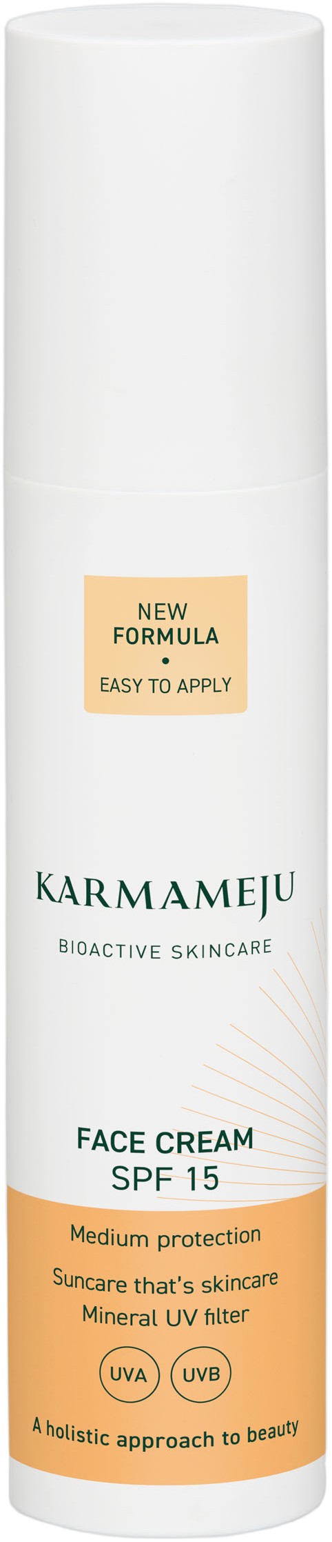 SUN Face Cream, SPF 15, 50 ml, Zinc