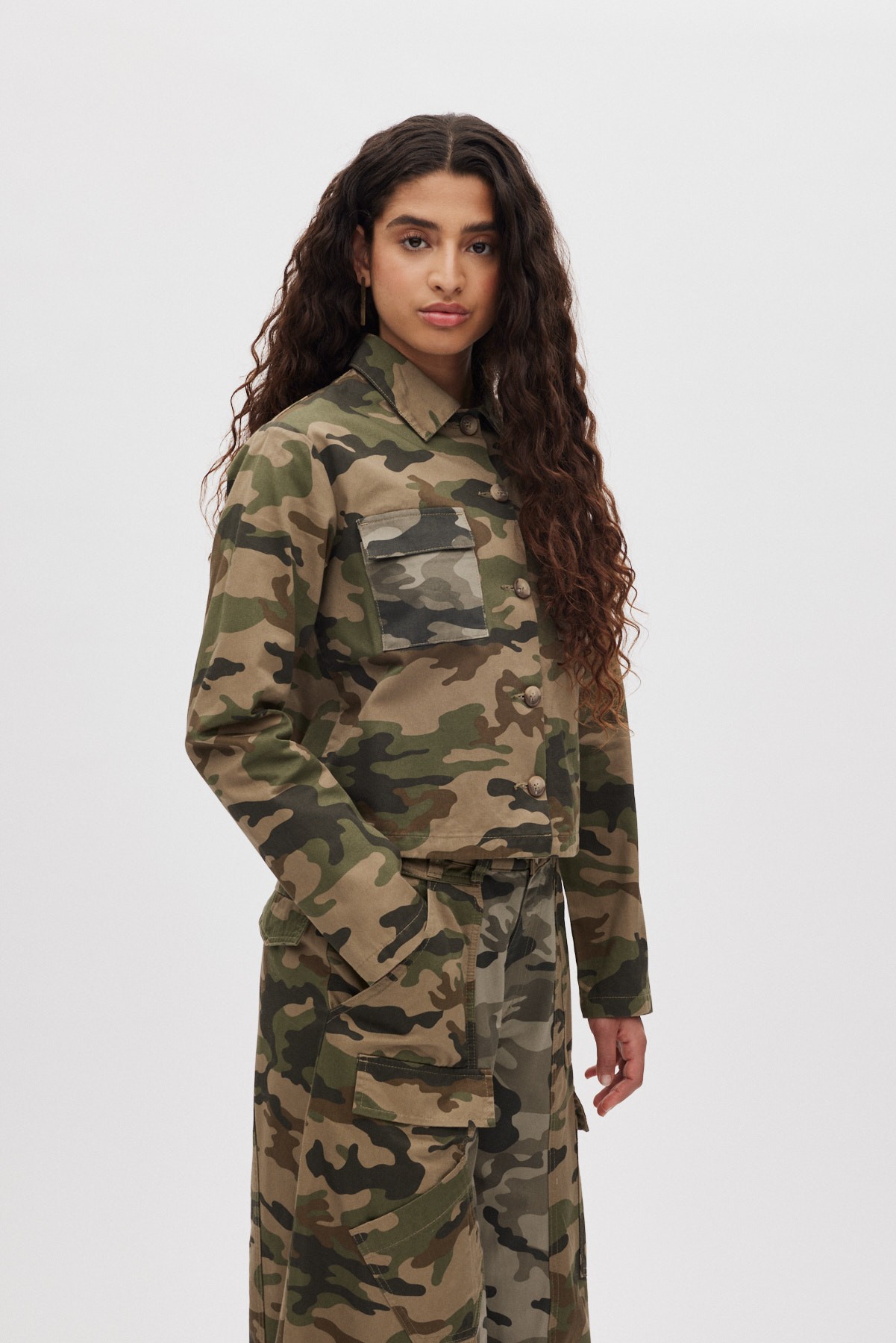 Camo Patchwork Jacket Aleksandra