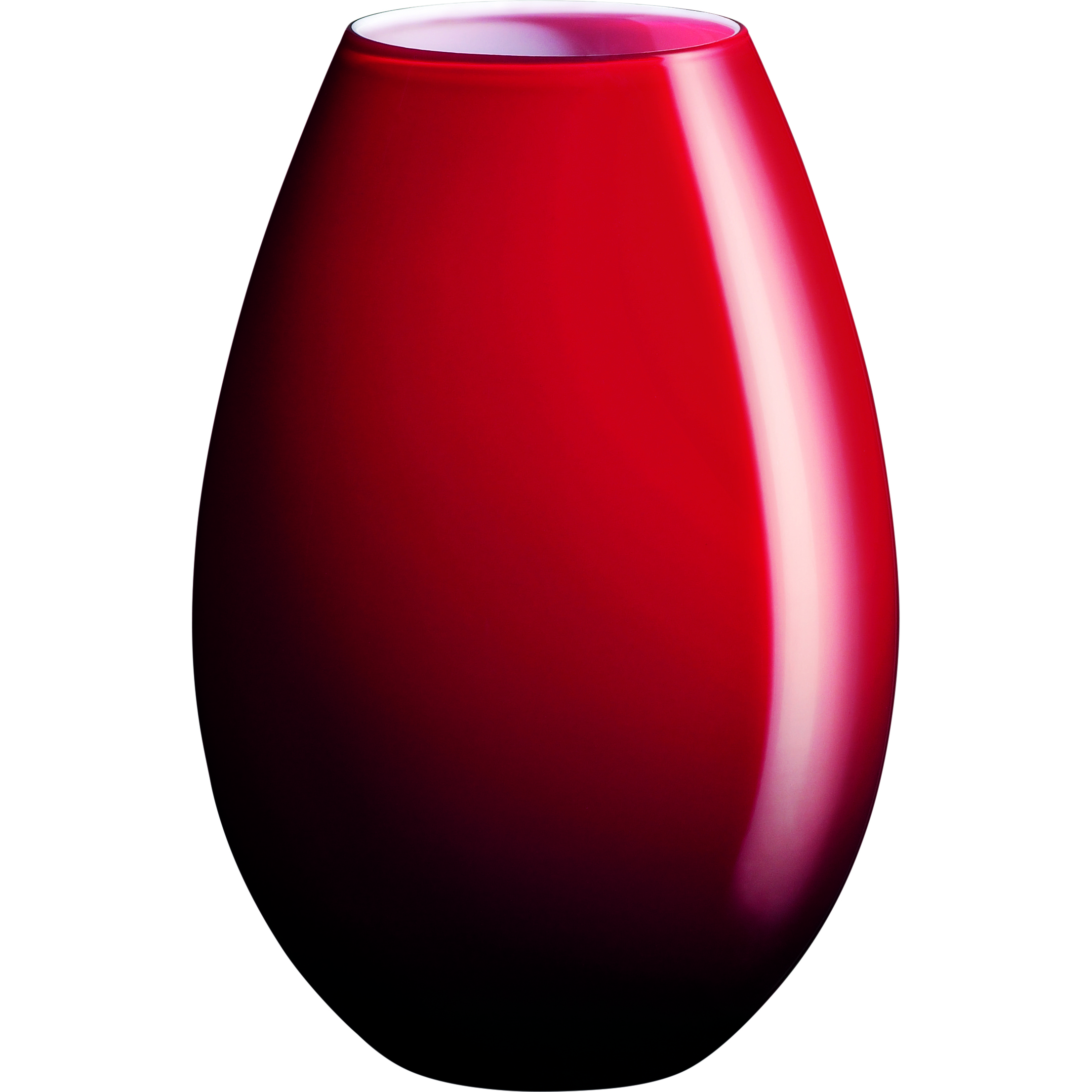 Cocoon Vase rød 20,5 cm.