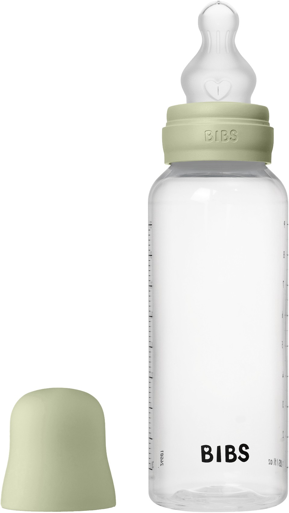 Bibs Baby Bottle Round Silicone 1 Pack 270 ml Medium Flow Sa