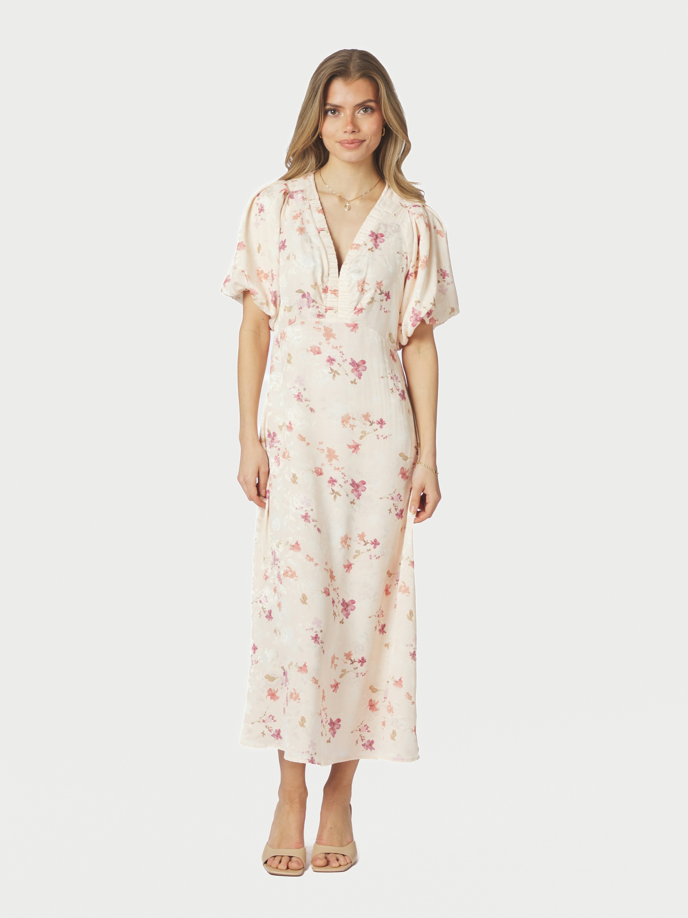 Illana Sateen Print Dress