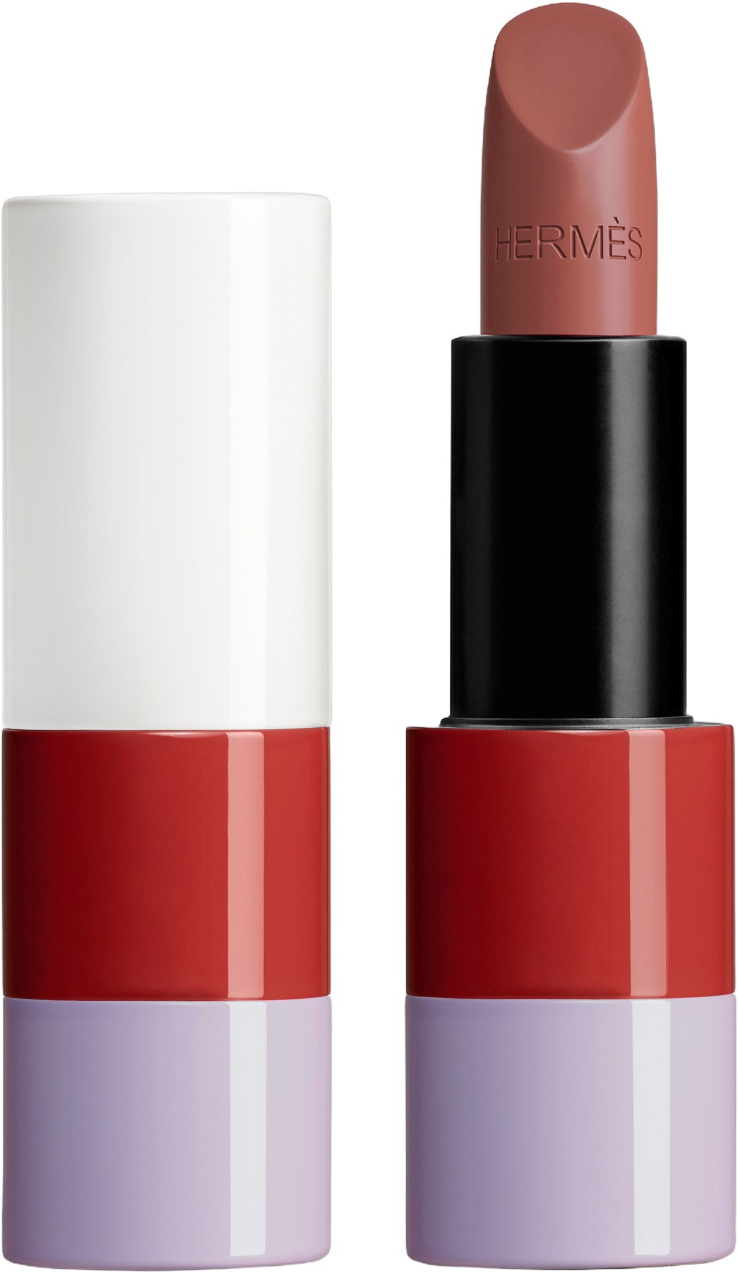 Rouge Hermès Satin Lipstick 28 Brun Sunset