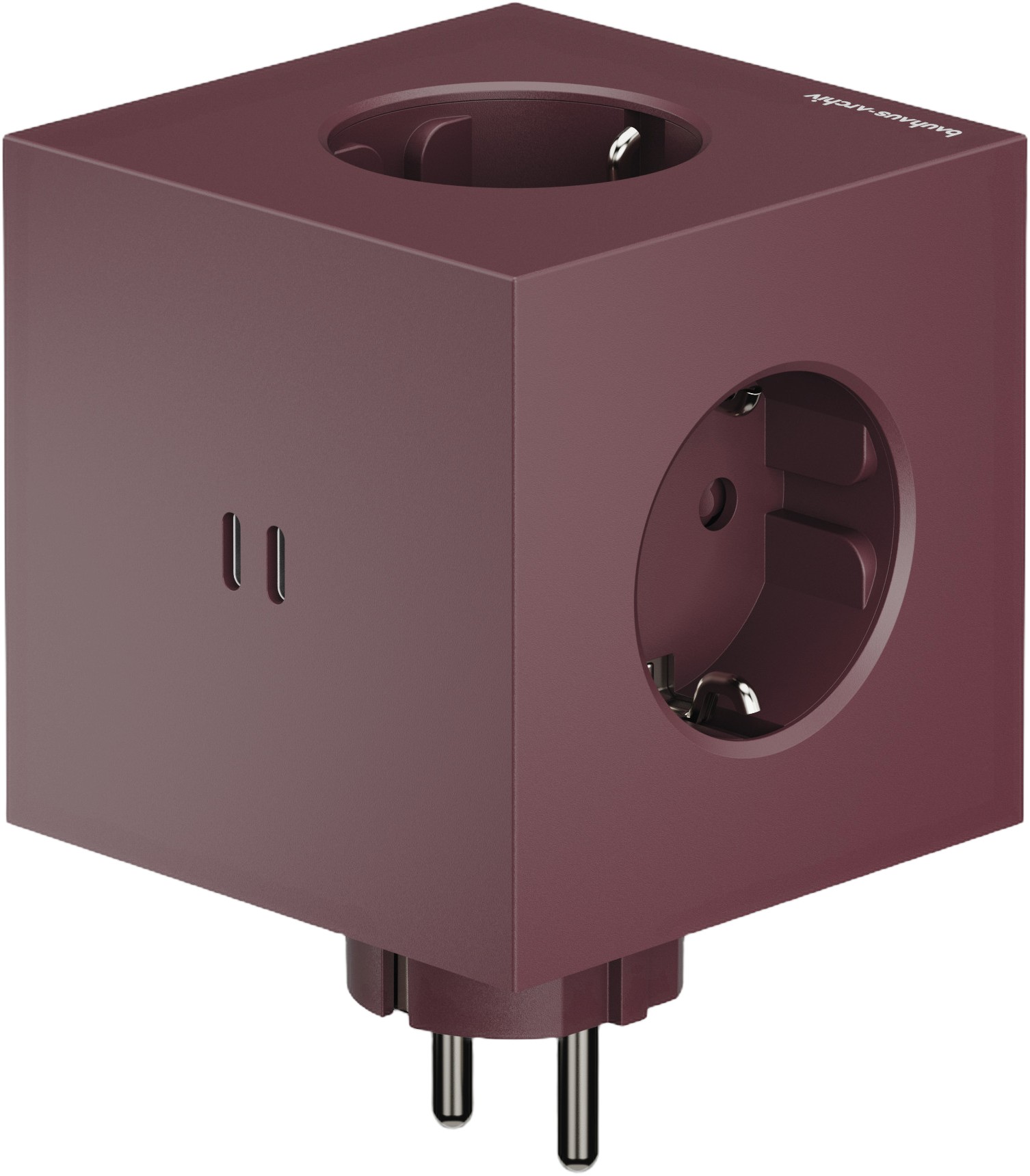 Square 2 Usb-c F Bauhaus EU – Mulberry Red