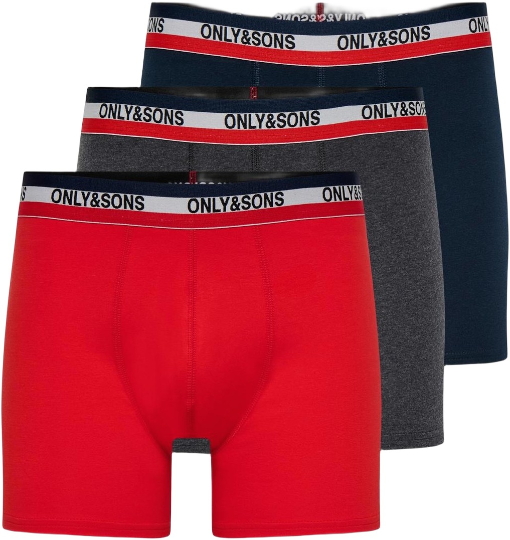 Onsfitz Solid Boxer 3pack Noos