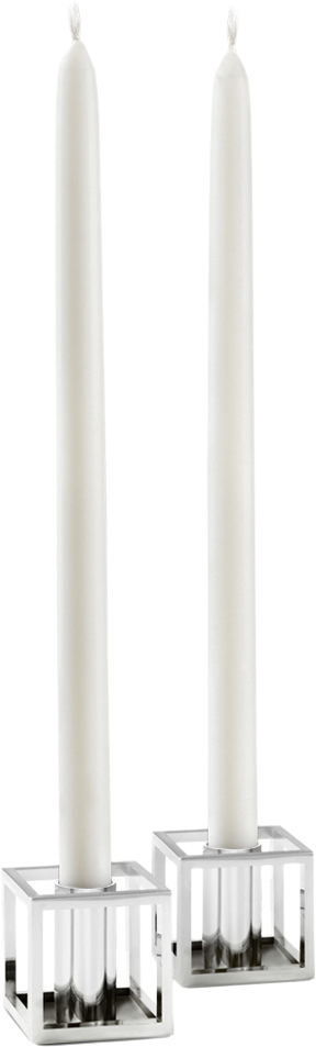 Kubus Candle Holder, Micro Nickelp