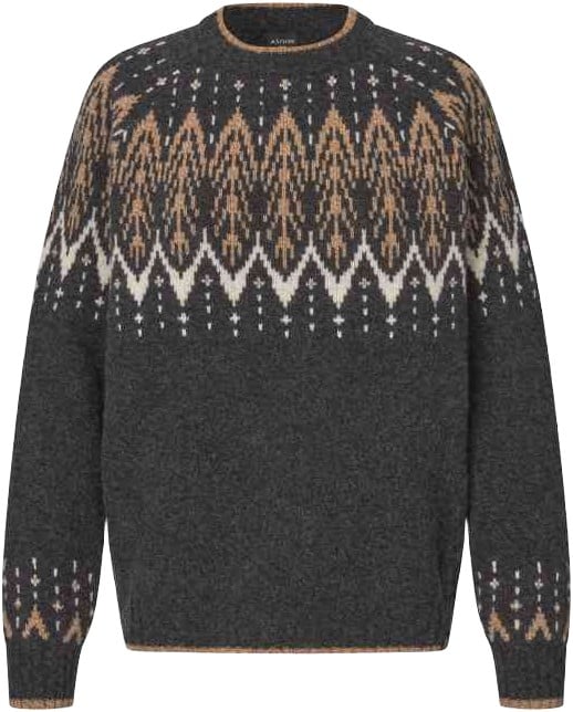 Asivik W Isefjord Sweater, Blacksand - DKK 1.000