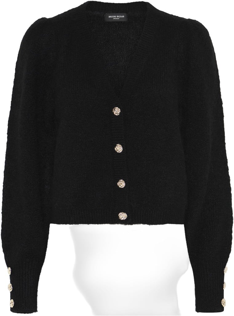 Syringabrushedbbkrista Knit Cardigan