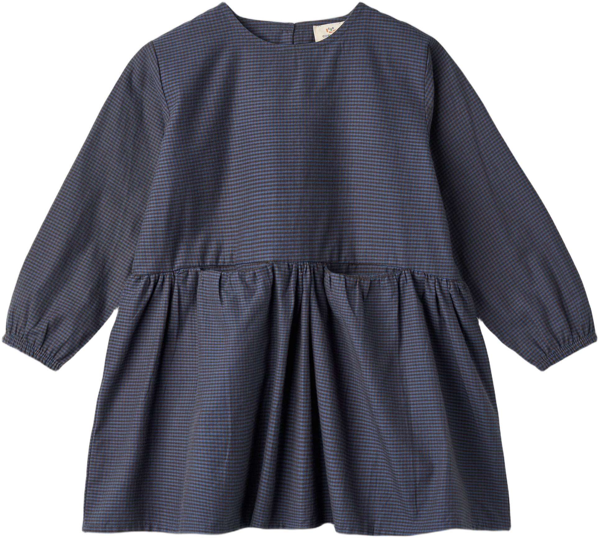 Checkered Dress W. Backside BOW