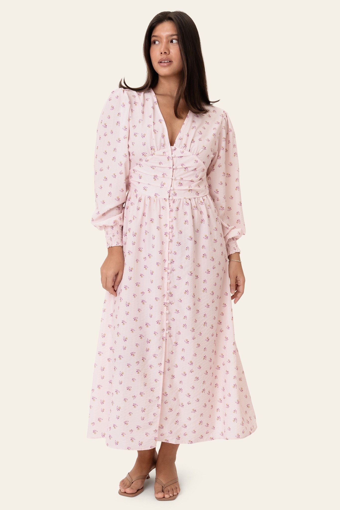Adelic Long Dress Pink