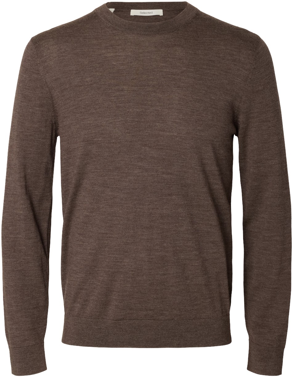 Slhtray LS Knit Merino Crew Neck NO
