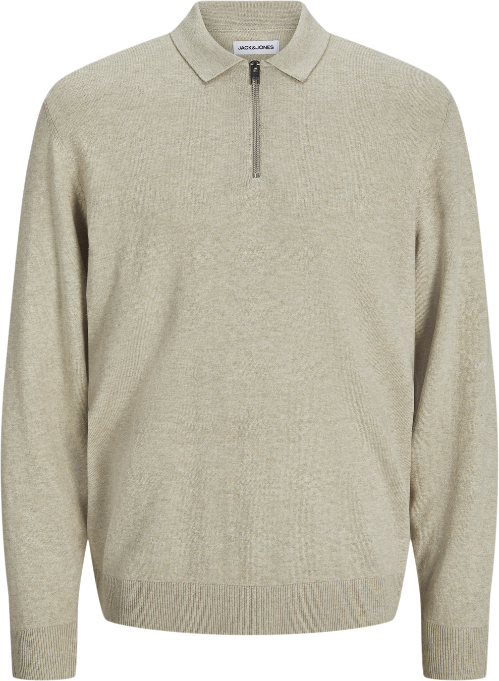 Jjeemil Knit Polo Half ZIP LS Noos