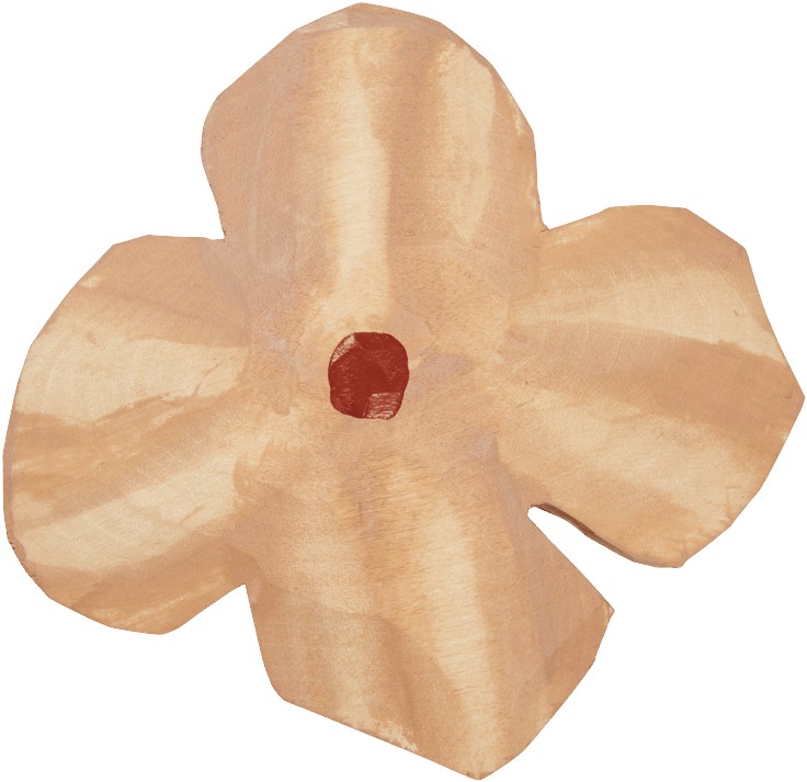 Poesie Handcarved Hook - Rose