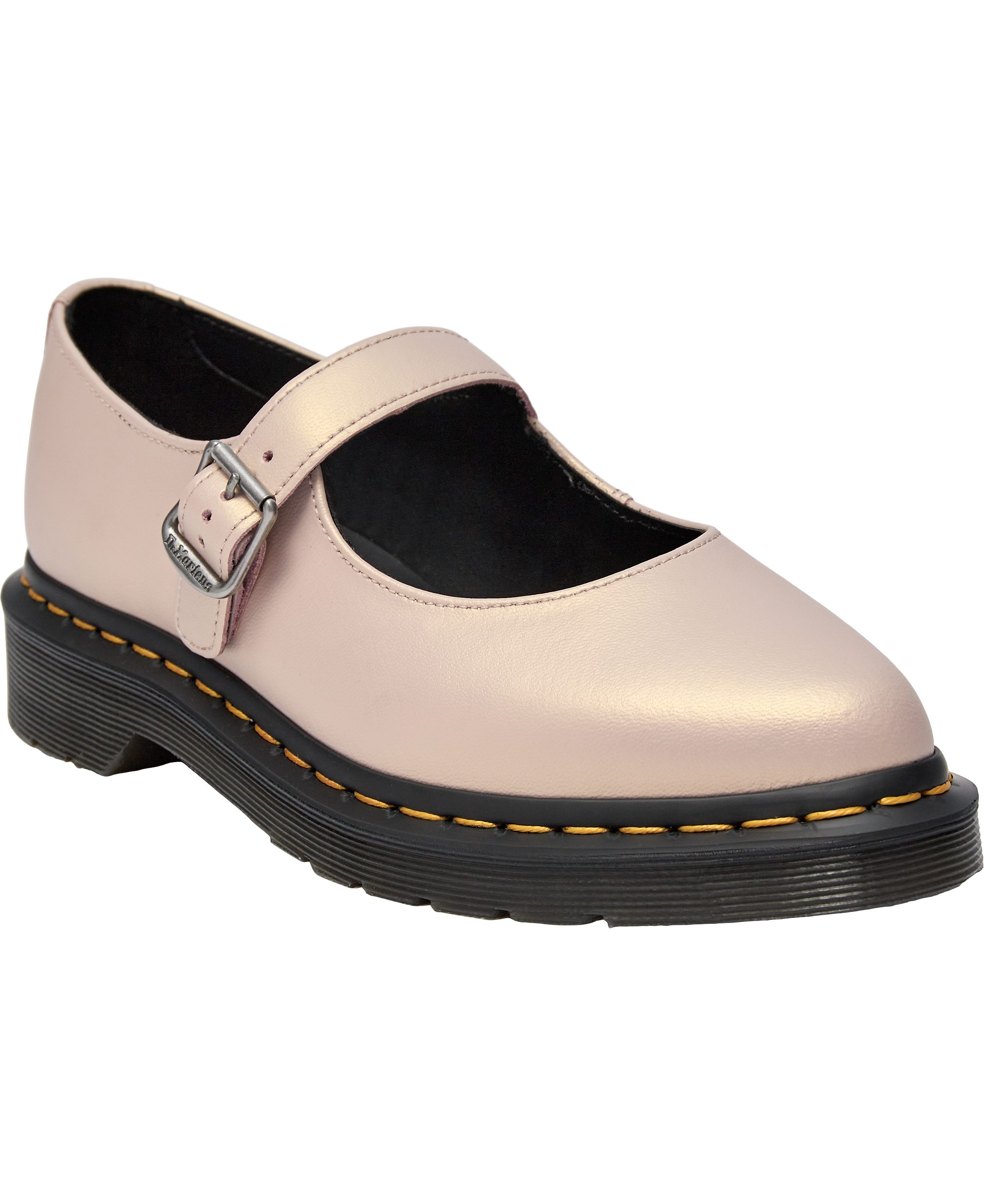 Elphie Mj Powder Pink+Gold Shift Leather
