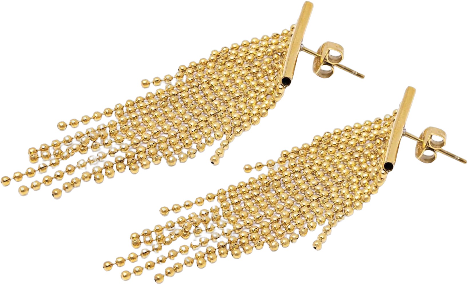 Women’s Tassel Fringe Earrings in Gold