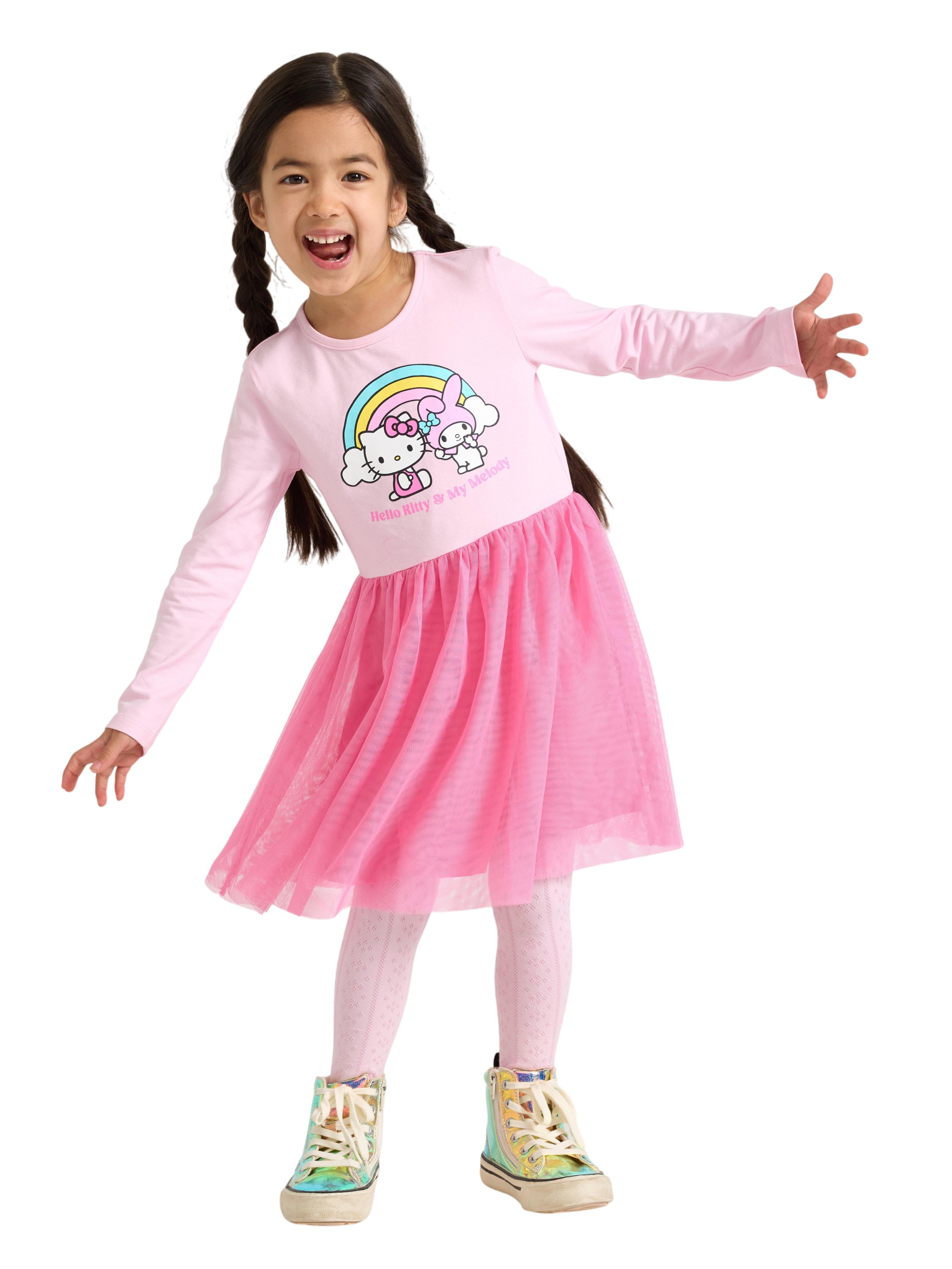 Longsleeved Dress With a Hello kit