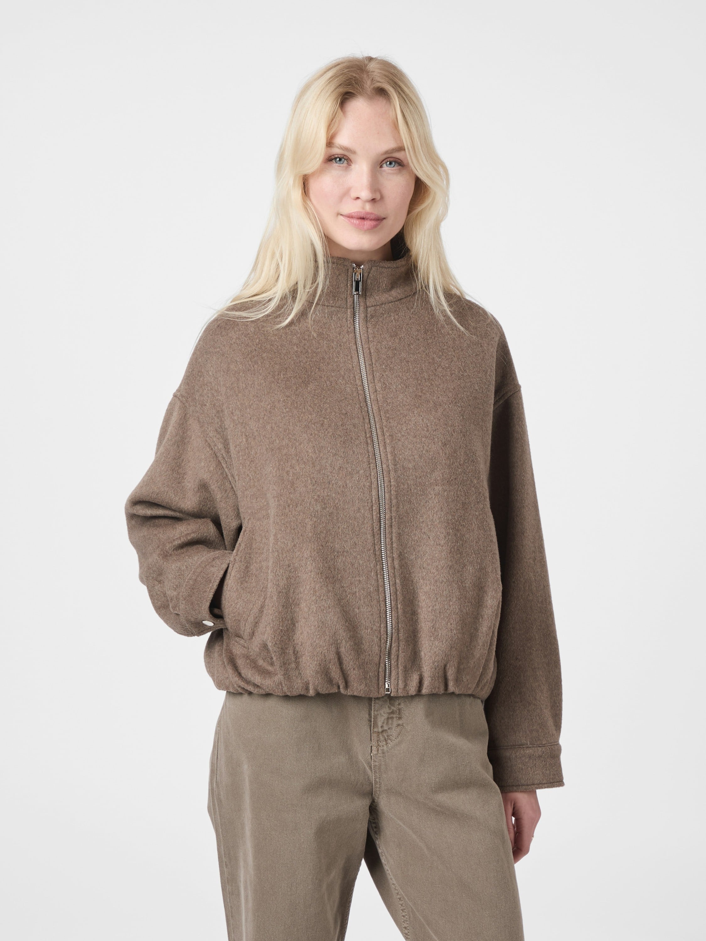 Florine Wool Bomber Jacket
