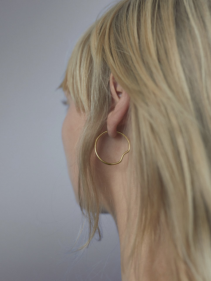 Copenhagen 20 Hoops Goldplated Silver