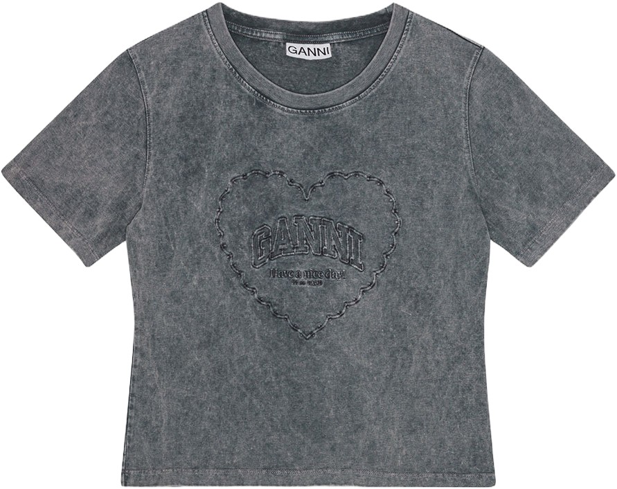 Heavy Cotton Jersey Heart Small TS