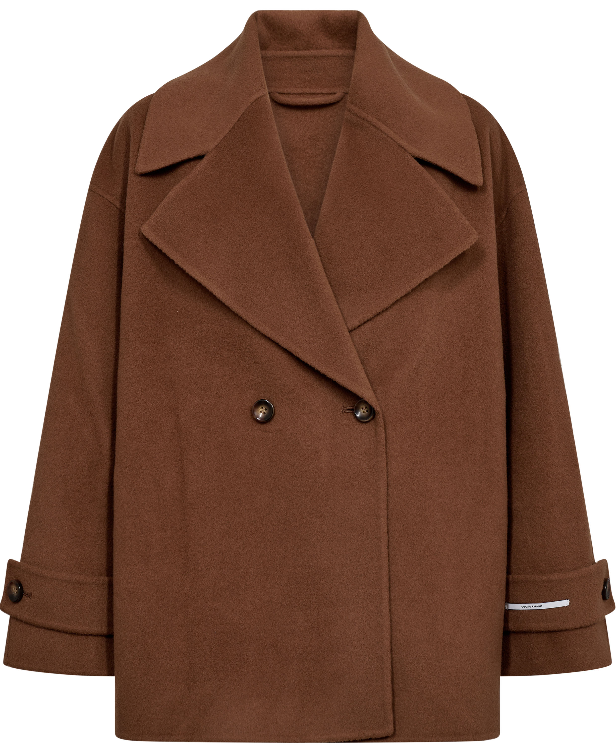 Idolo Doublebreasted Pea Coat 100 Pure Wool