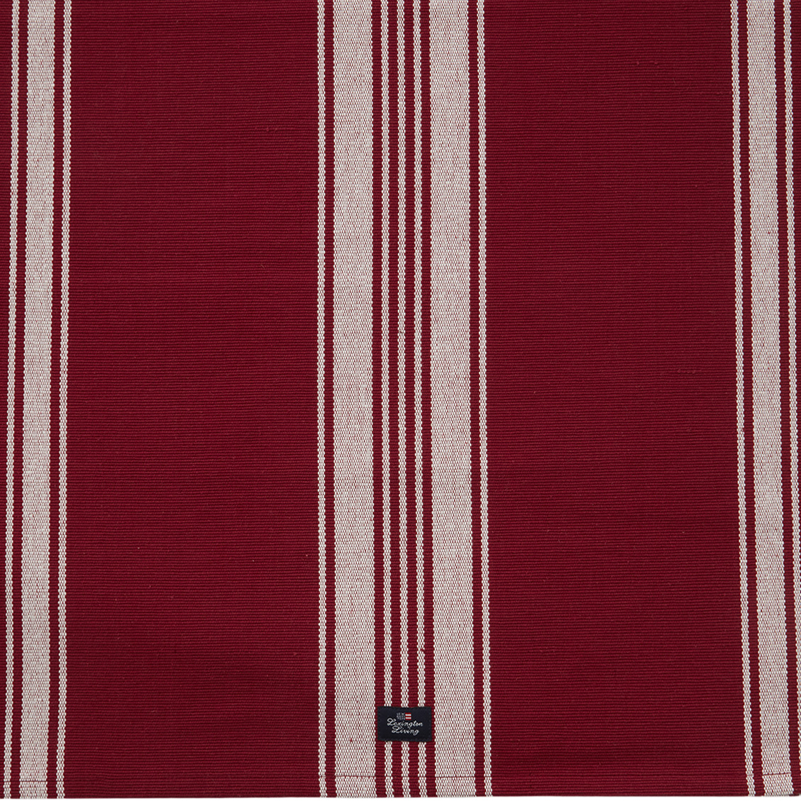 Organic Cotton Rib Runner With Stripes