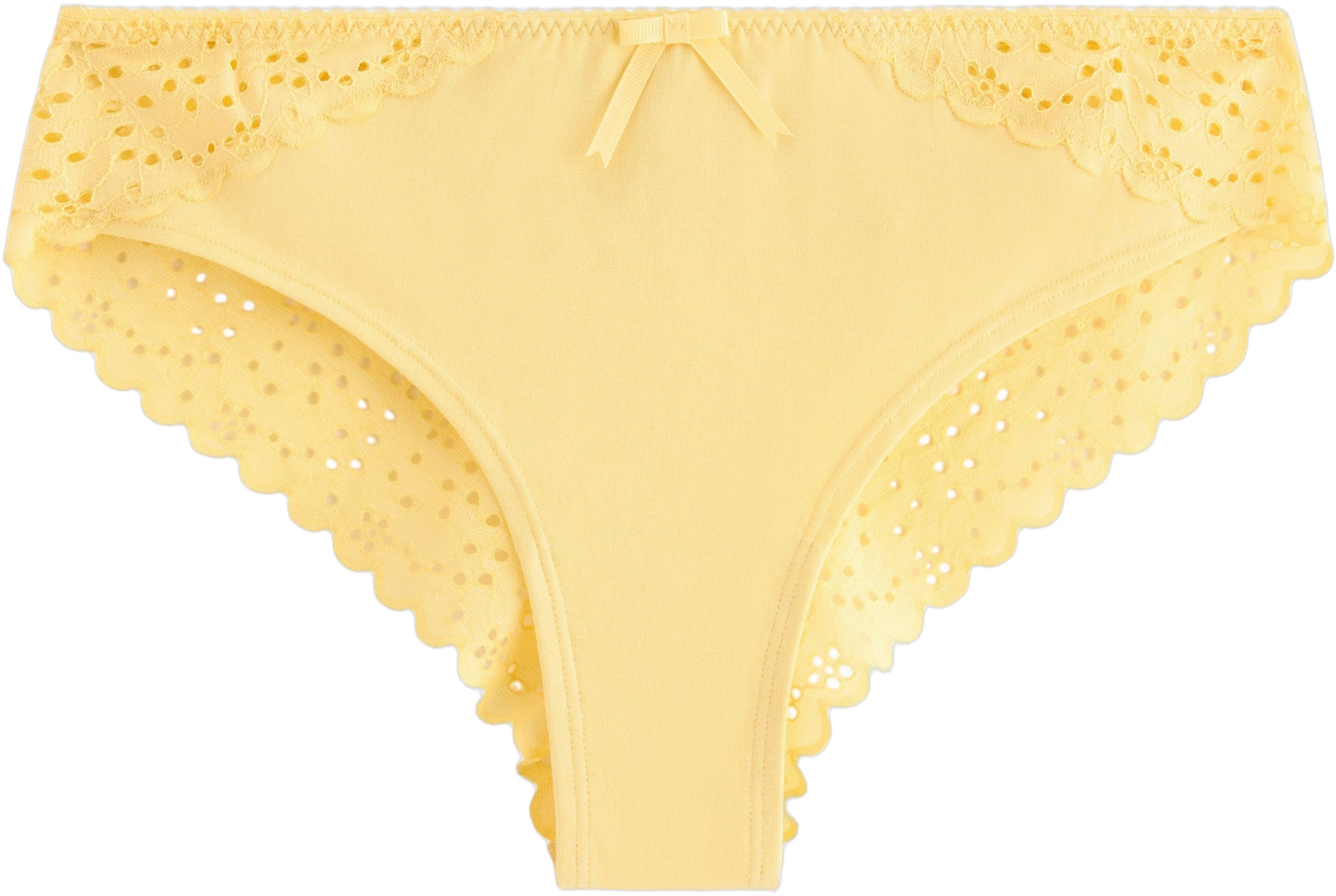 Brazilian Trusser med Broderie Anglaise