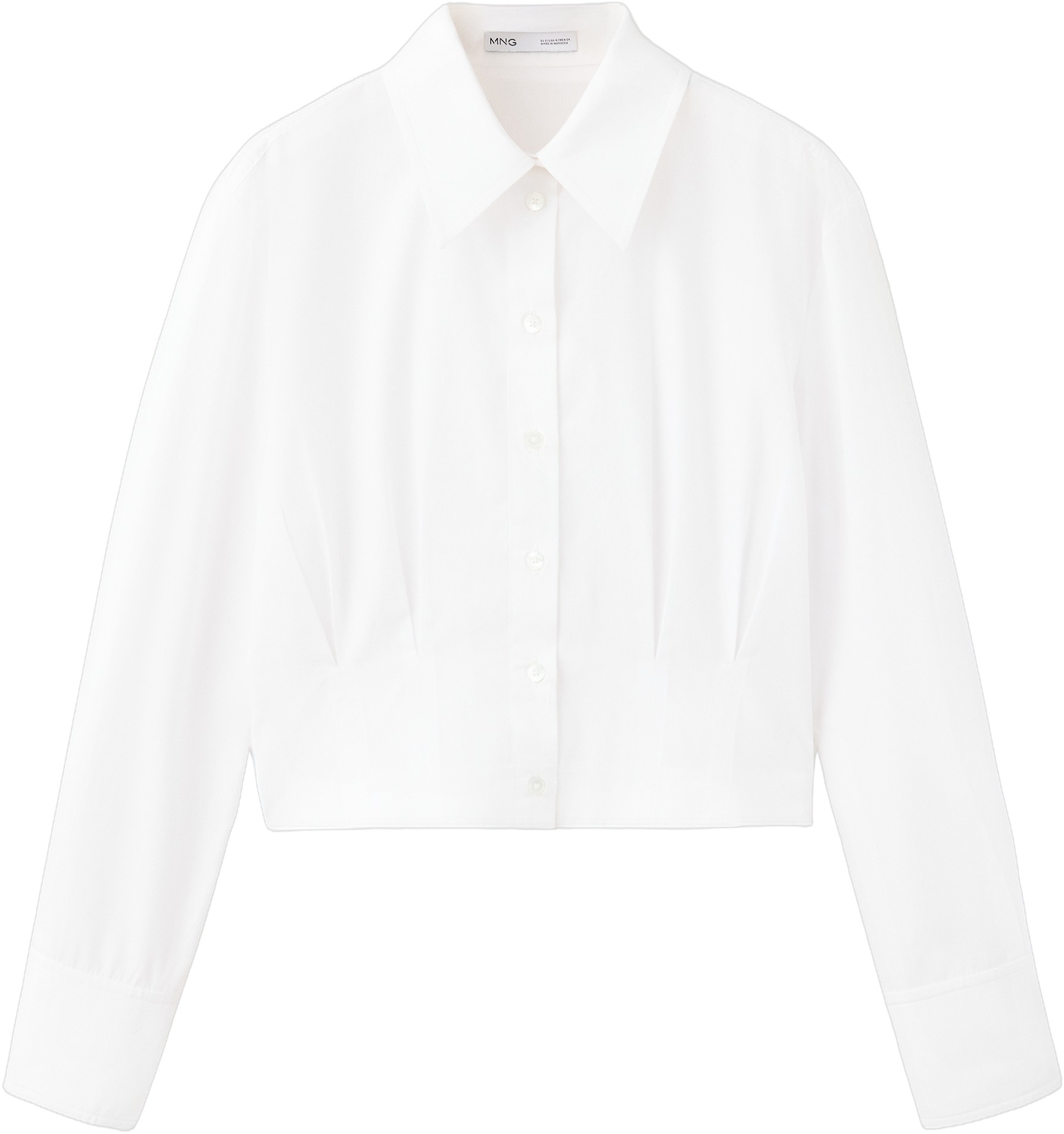 Pleated Cotton Shirt