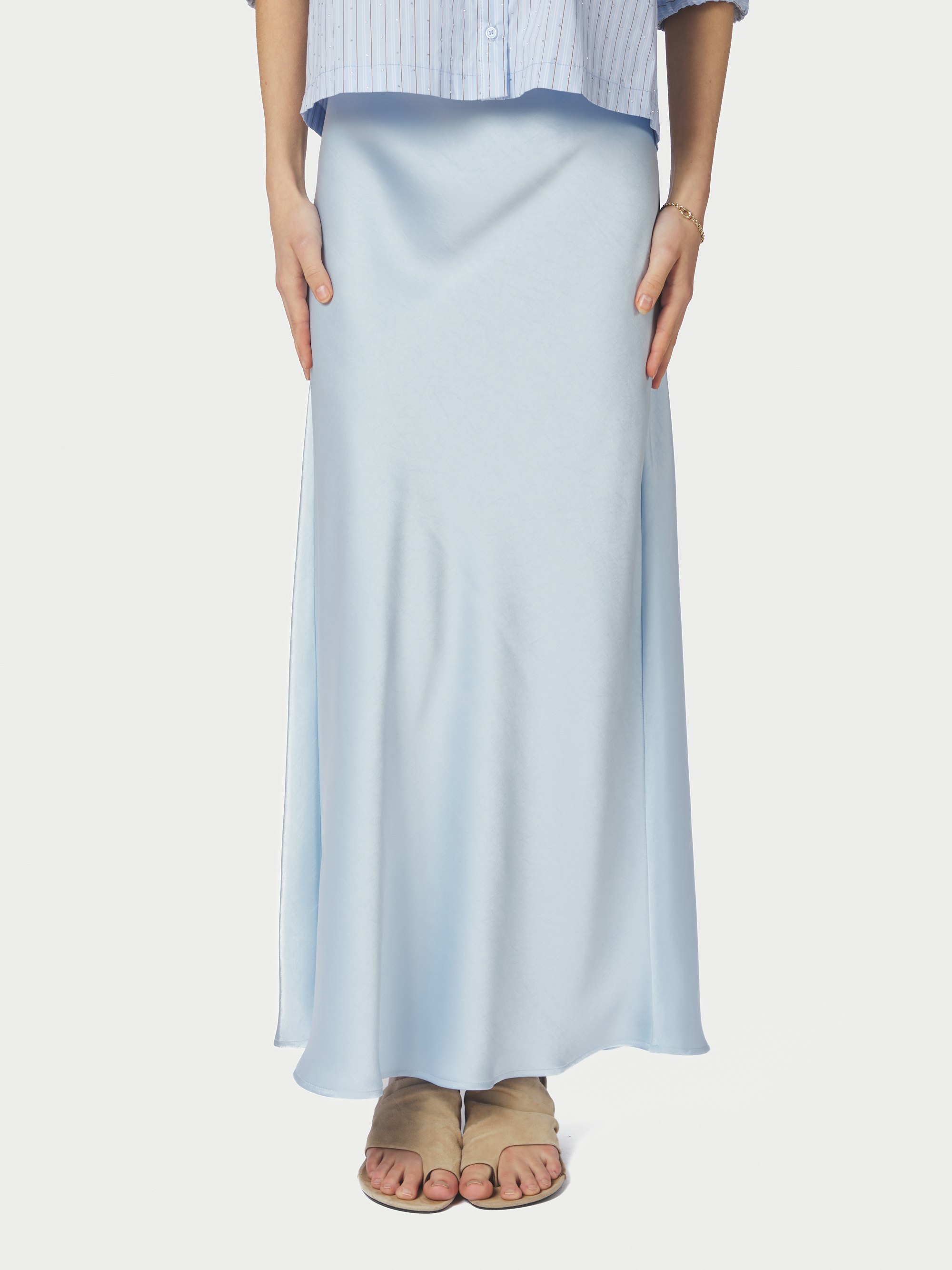 Vicky Heavy Sateen Skirt