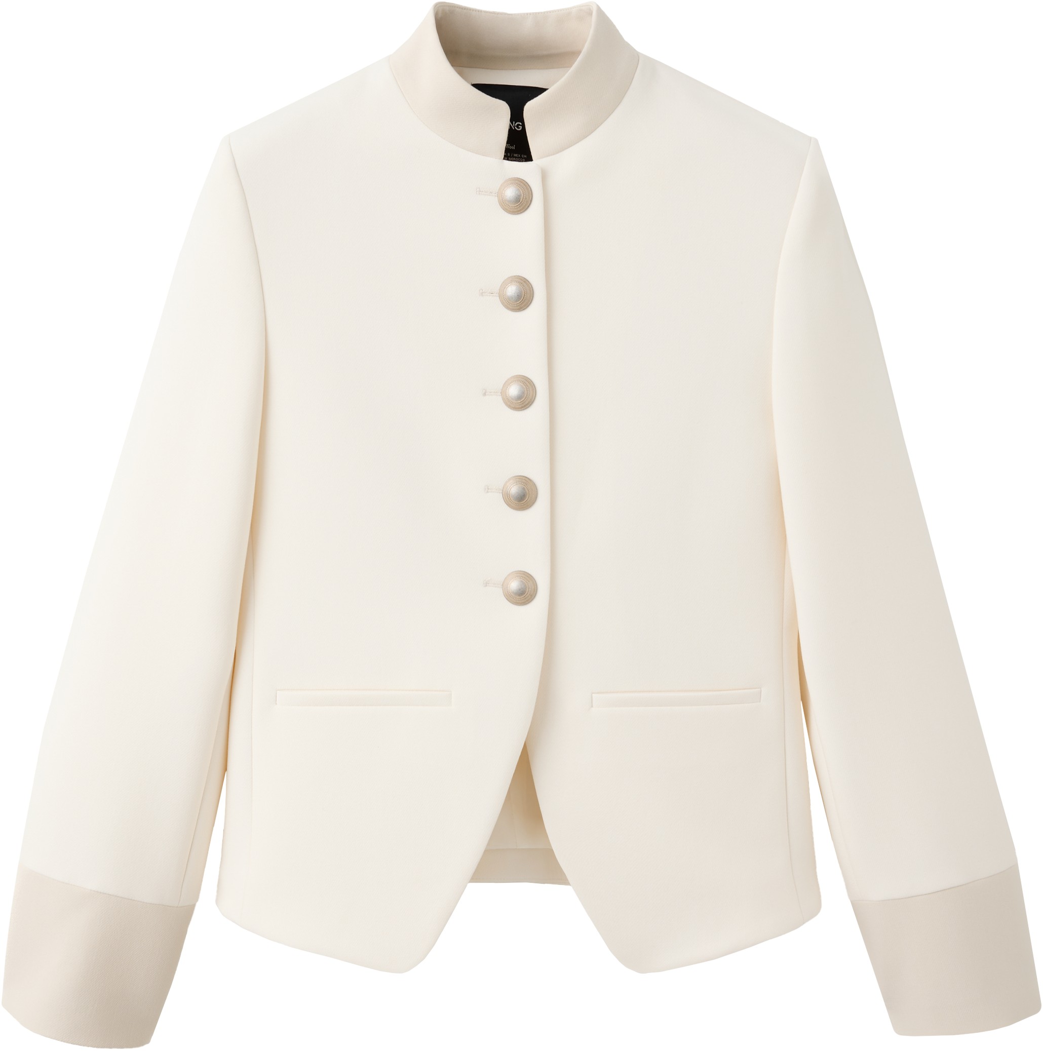 Jacket With Jewelbutton Strip Coll