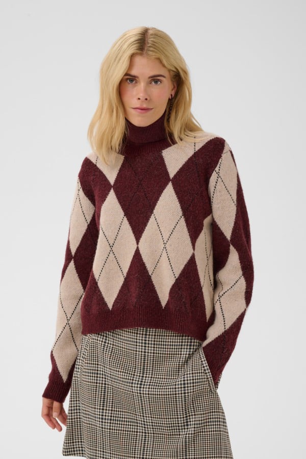 Cuargyle Pullover