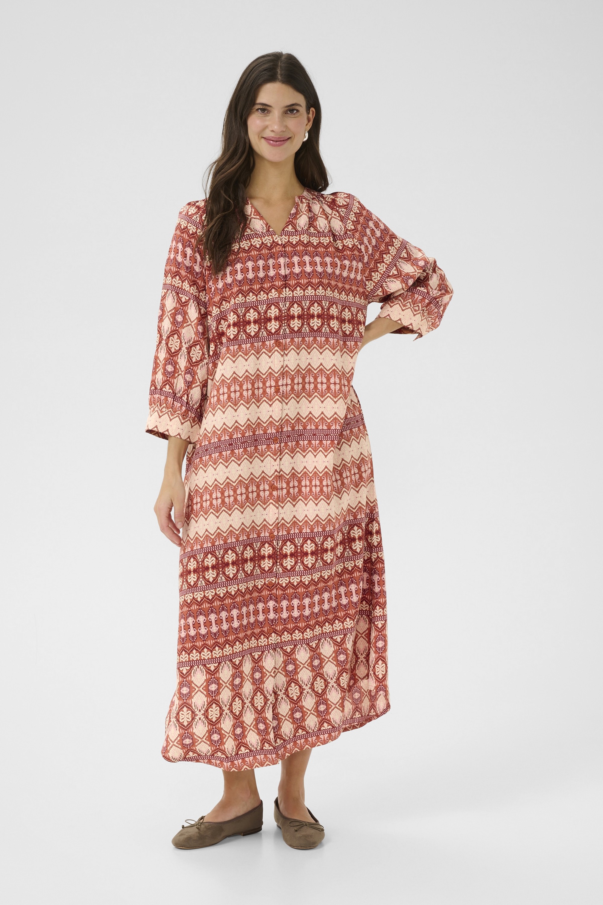 Crtiah Long Shirt Dress