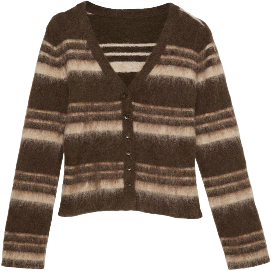 Awnyhavn LS Vneck Knit Cardigan VI