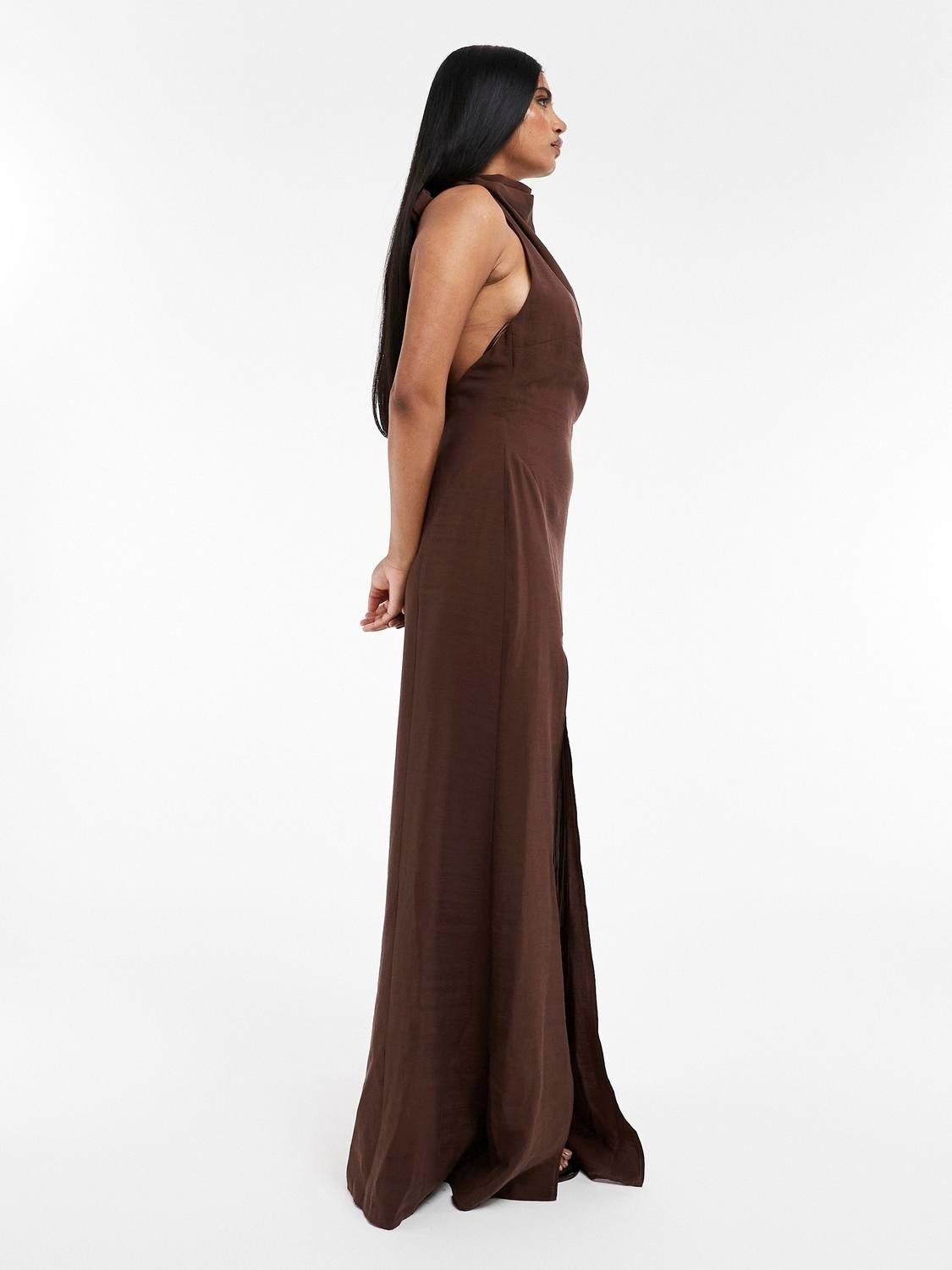 Tsgry SL Halterneck Maxi Dress WVN