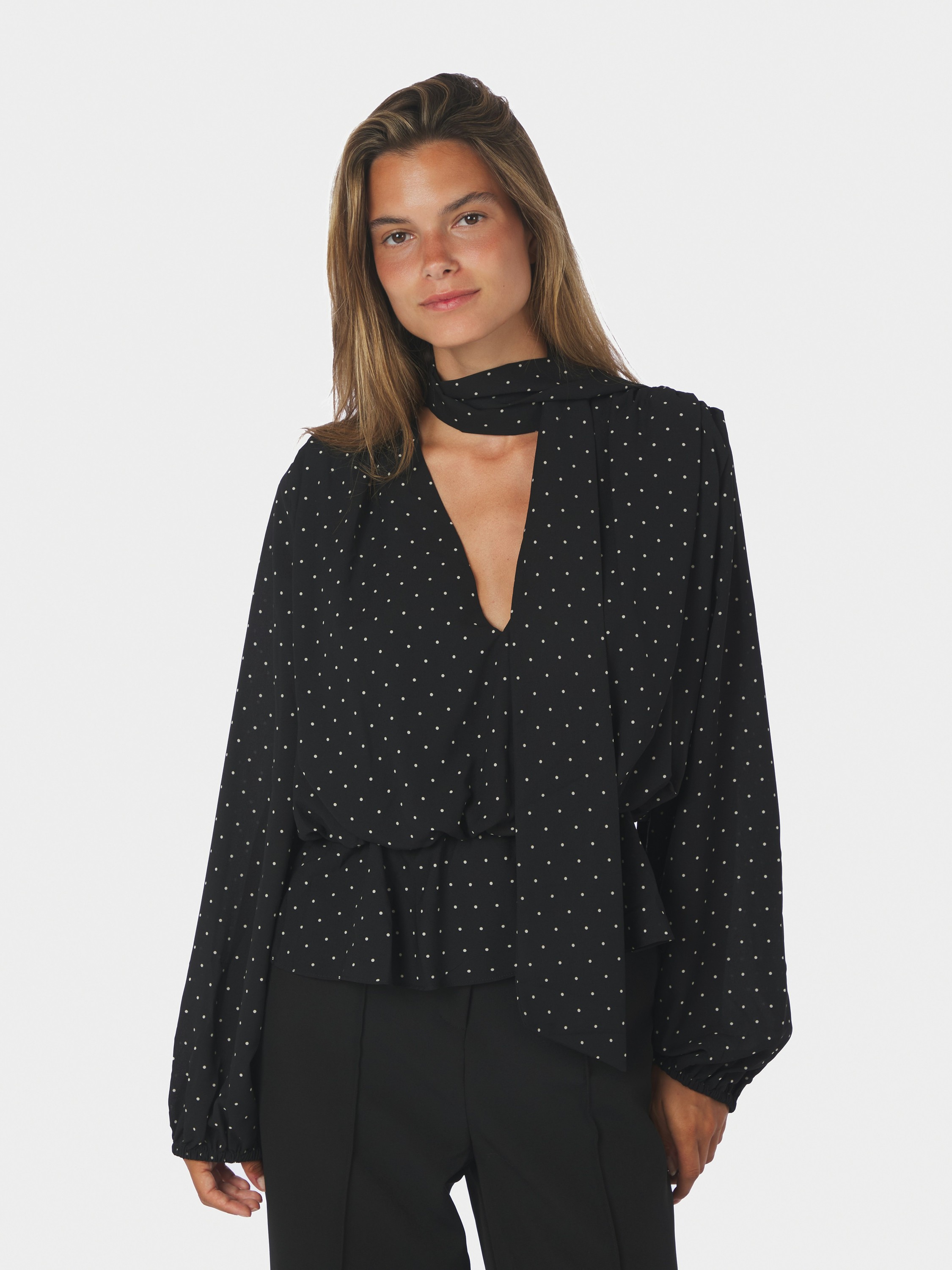 Ettalie Dot Blouse