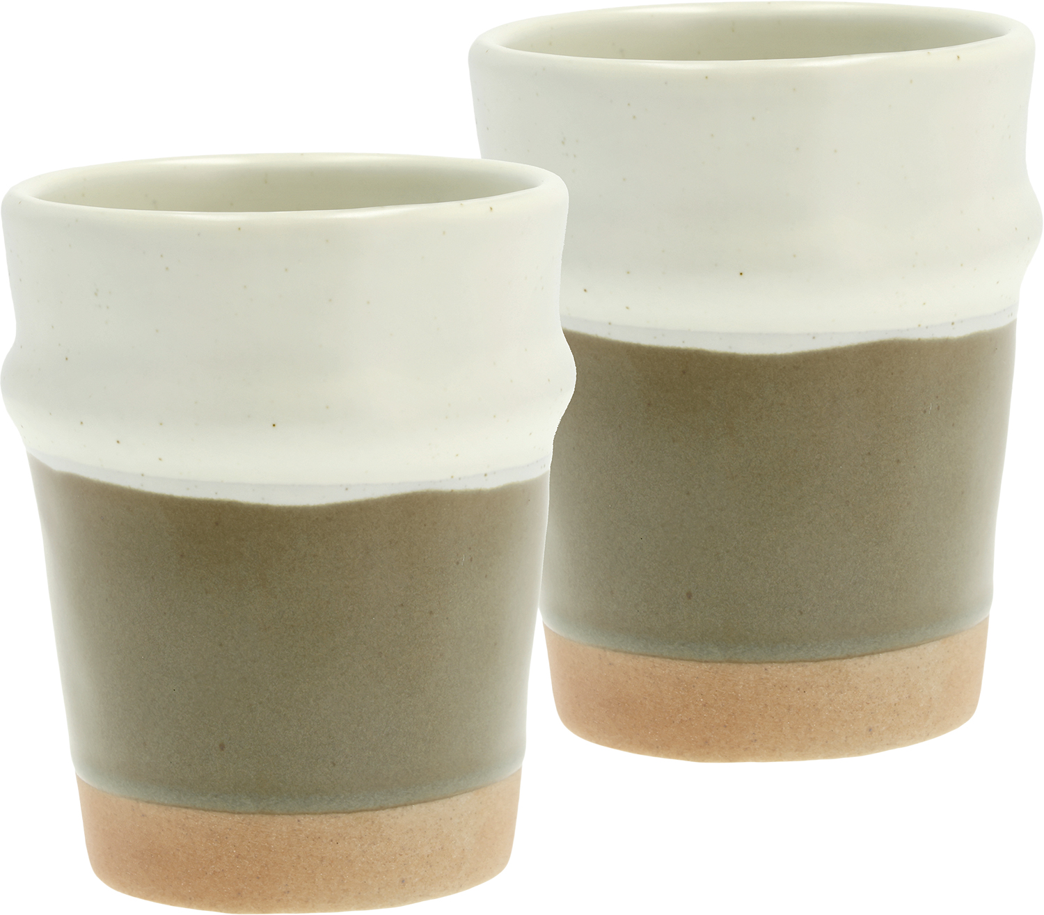 Krus Evig Liter Stk Brun Creme Porcelæn