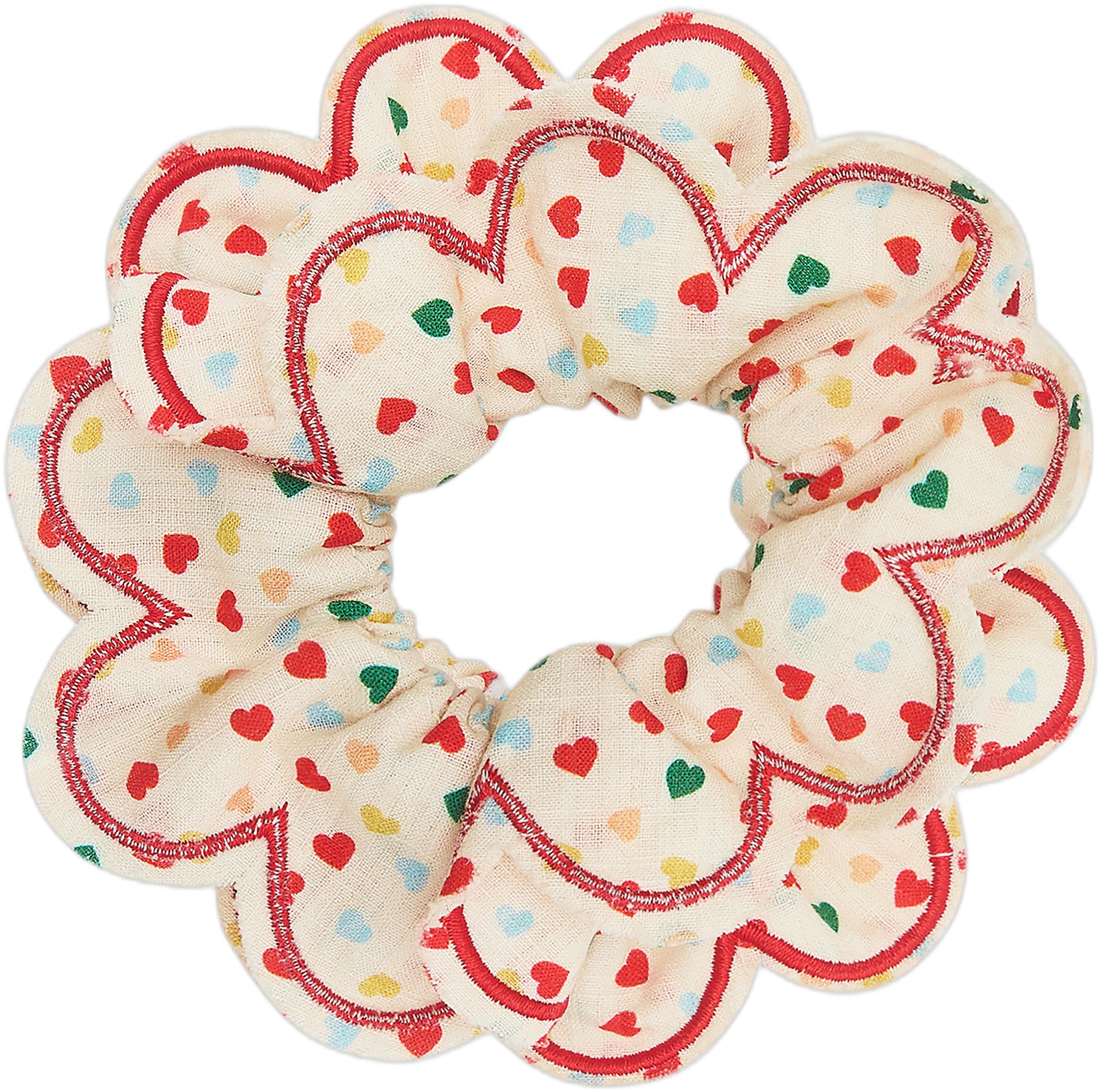 Mimi & Lula Scrunchie - Scalloped Heartbeam