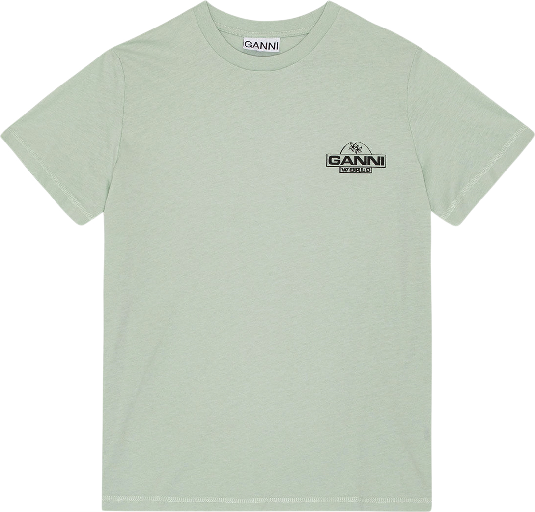 Billede af Thin Jersey Ganni World Relaxed Ts