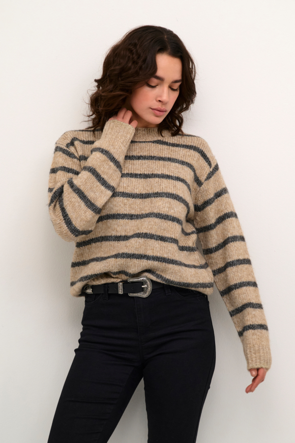 Katrina Striped Pullover