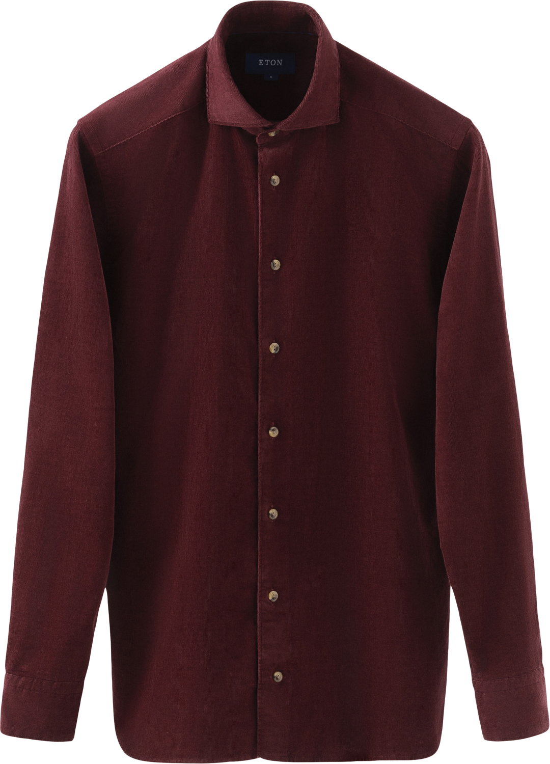 Contemporary Fit Dark Red Corduroy Shirt