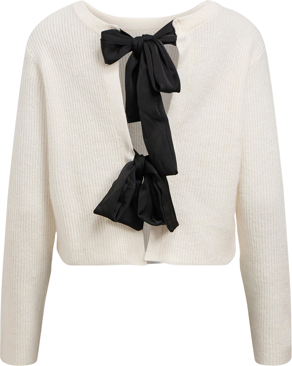 Objparvi Sateen BOW Knit Cardigan D
